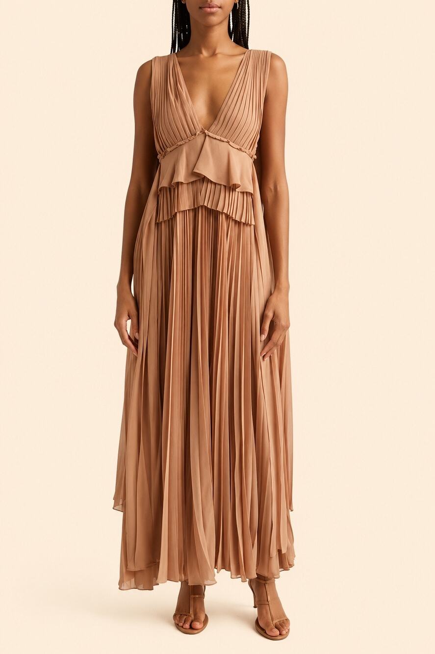 Zimmermann Memento Pleated Gown